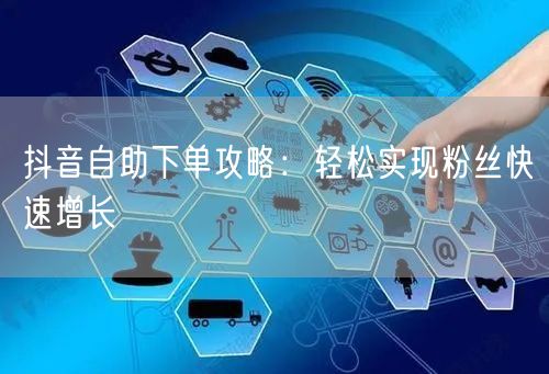 抖音自助下单攻略：轻松实现粉丝快速增长